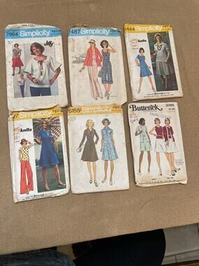 Vintage Patterns Size 16 1973-1977 DIY Craftcore